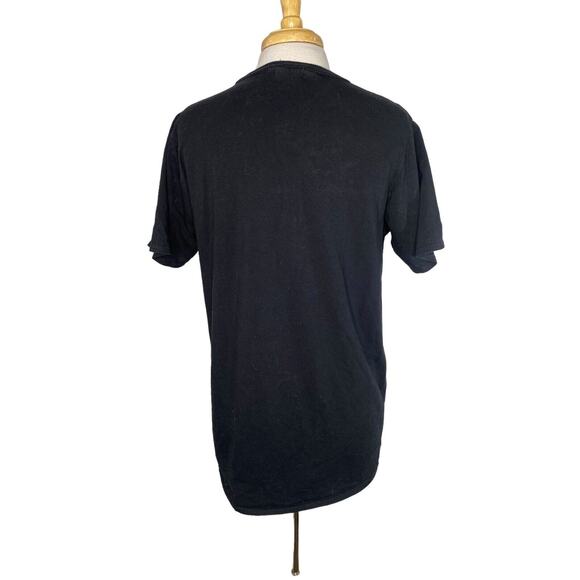 NASTY GAL Black Crew Neck Short Sleeve Oversized Heavyweight Tee 10 US / 14 UK - Picture 3 of 8